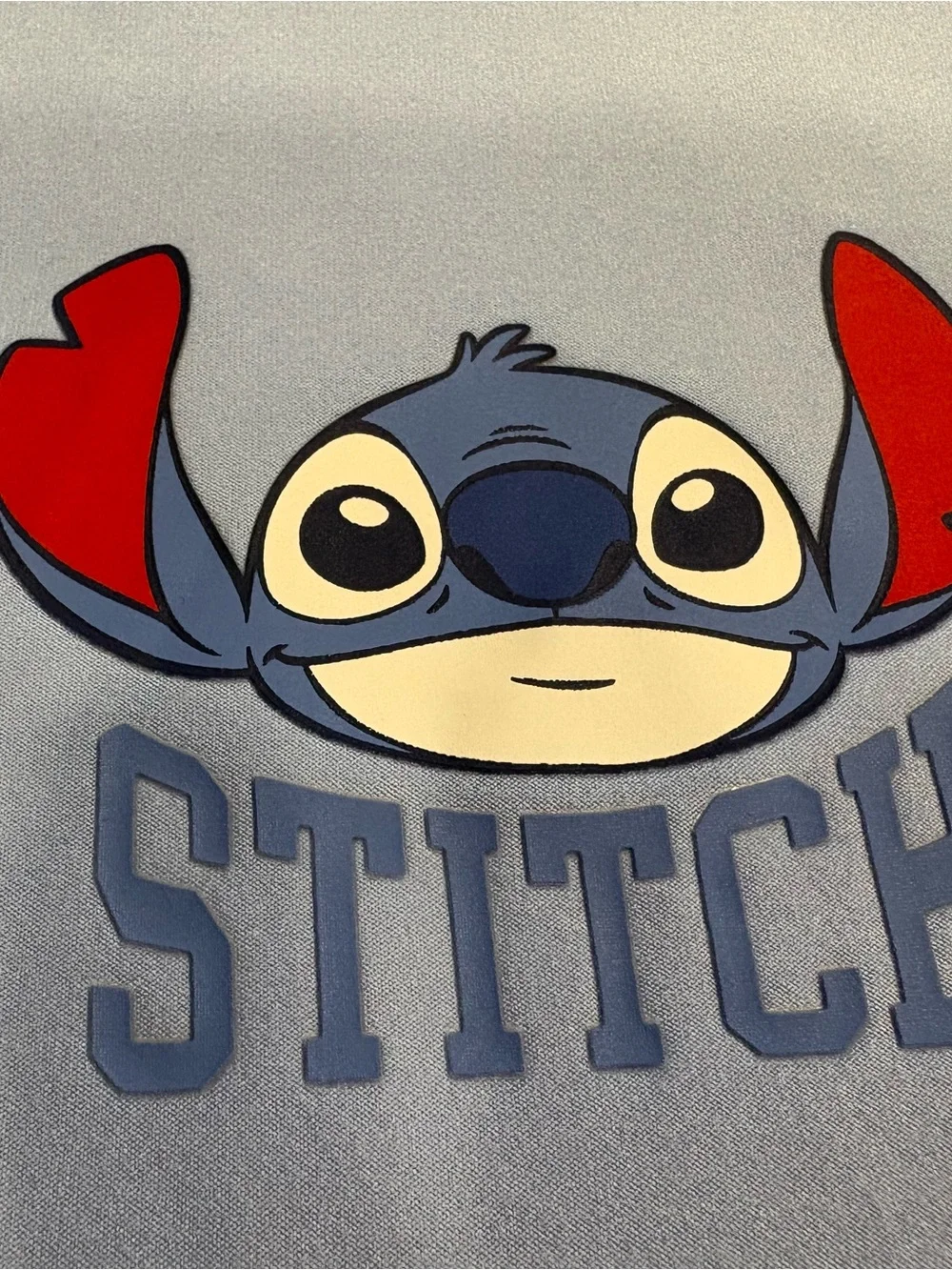 Stitch Light Blue Kids Tee with Contrast Trim